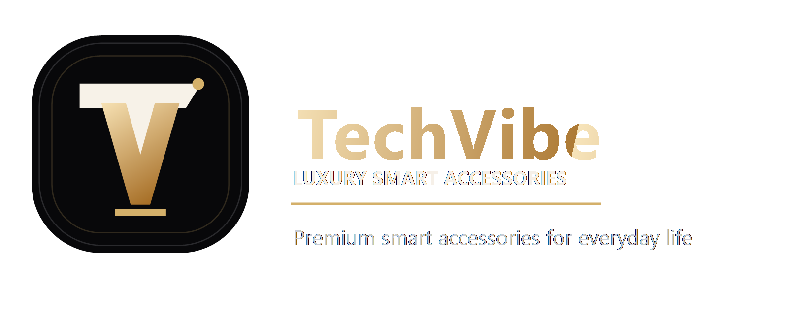 TechVibe logo lockup